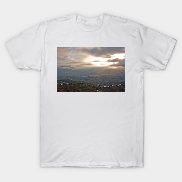 Frigiliana Costa del Sol Andalucia Spain T-Shirt by AndyEvansPhotos